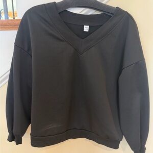 V-Neck Black Sweater